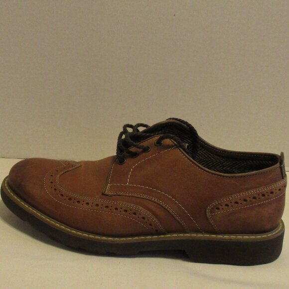 Florsheim Oxford Men Size 8 Brown Leather Lace Up Dress Shoes main image 5